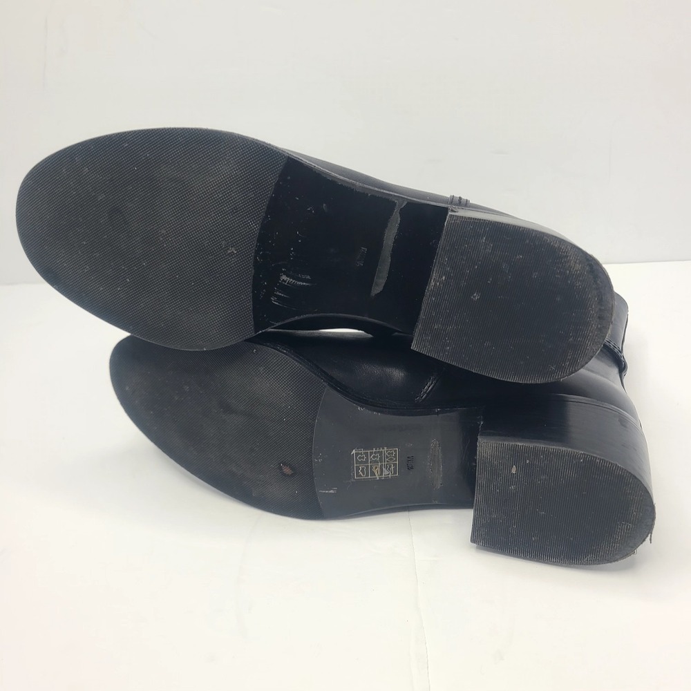 Tory Burch Miller 45MM Ankle Bootie Calf Leather Perfect Black 61151 Size 10.5 - Picture 10 of 11